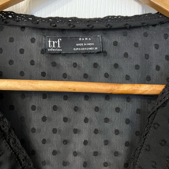 Zara TRF Black Blouse - Picture 3 of 4